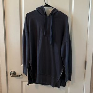 Navy Aerie Hoodie Sweatshirt